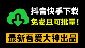 DyKsDownload抖音快手视频批量下载软件，支持主页批量、收藏、喜欢的视频及合集下载